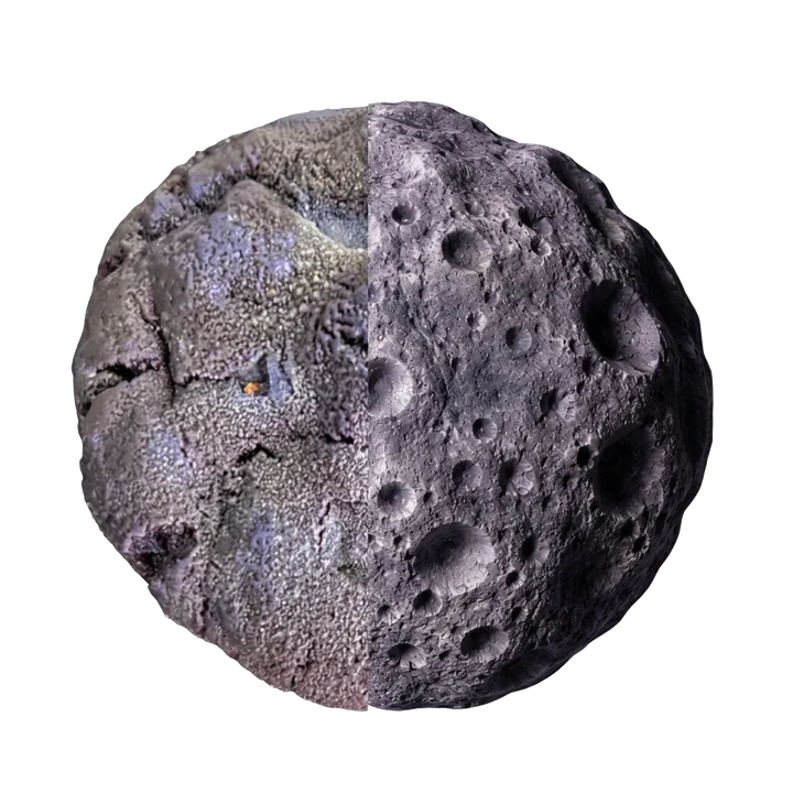 Elara Moon — half celestial body, half filled cookie